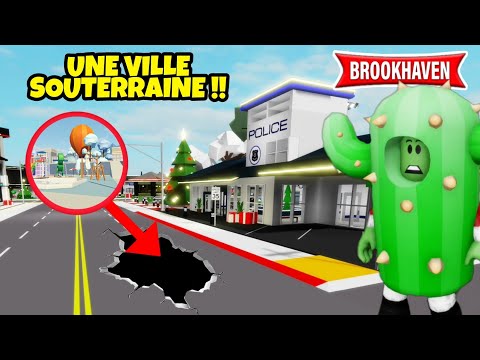 CACTUS ET LA VILLE SECRÈTE SOUTERRAINE DE BROOKHAVEN ! ROBLOX - BROOKHAVEN RP