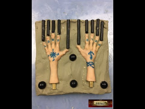0012 Murdoch Stop Motion Puppet - Making Hard Mold for Silicone Hands - MOREZMORE