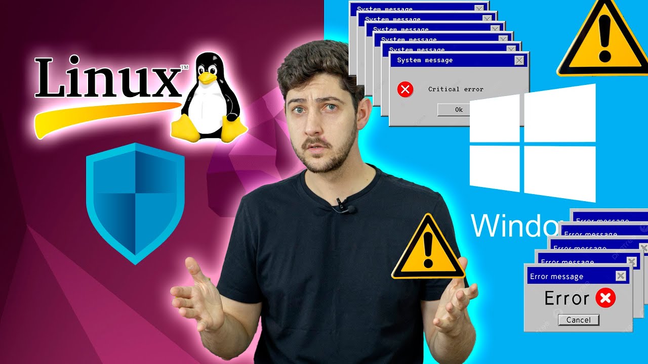 O LINUX É MAIS DIFÍCIL DE PEGAR VÍRUS DO QUE WINDOWS? VAMOS ENTENDER! Com @Diolinux
