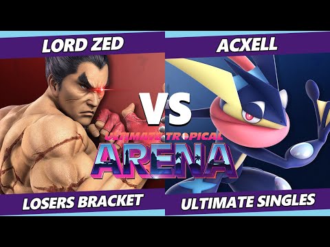 Ultimate Tropical Arena - Lord ZED (Kazuya) Vs. Acxell (Greninja) SSBU Ultimate Tournament