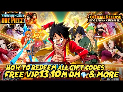 Fighting Mobile one Piece HVN P-Server Vip13 10M dm💎 All gift Codes