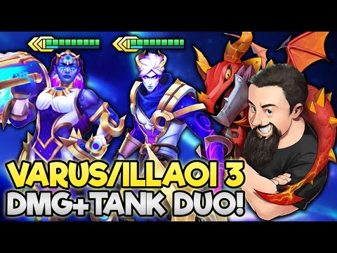 3 Star Varus/Illaoi - Astral Reroll Duo!! | TFT Dragonlands | Teamfight Tactics