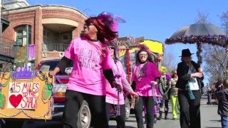 Fayetteville Mardi Gras, Parade of Fools 2015 Highlights