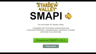 How To Install SMAPI 3.18.1 On Windows 10 With Manual Mode | Stardew Valley