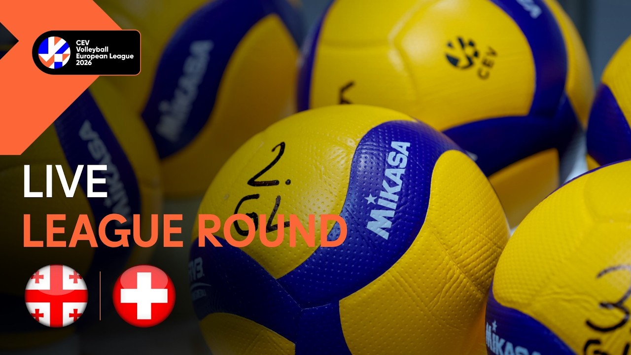 LIVE | Georgia vs. Switzerland | CEV Volleyball European League 2026 | Women