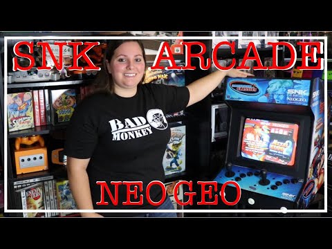 SNK ARCADE MACHINE - NEO GEO (A Closer Look) GAMEROOM CLASSICS