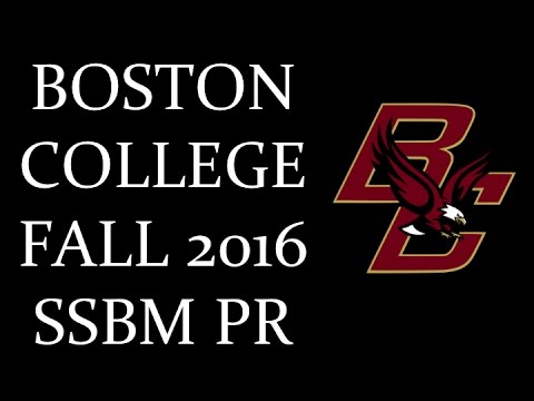 Boston College Fall 2016 SSBM PR Combo Video