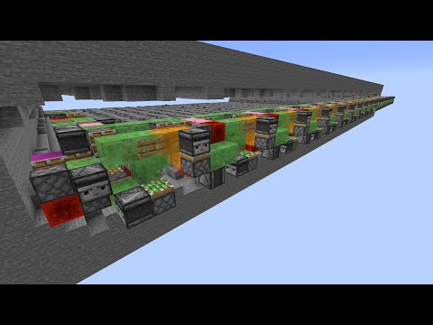 【Minecraft】Compact tunnel bore array 1.15+(5x3)