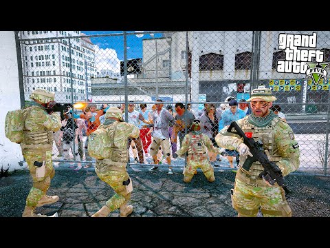 SAT KOMANDOSU OLARAK 24 SAAT BOYUNCA ZOMBİ KIYAMETİNDE HAYATTA KALMAK!? - GTA 5