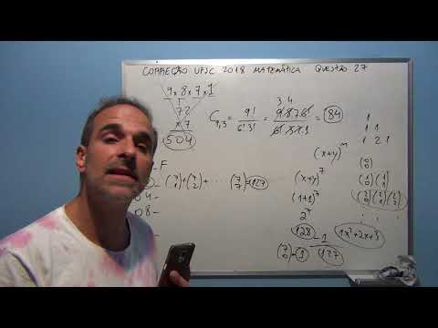 Correção UFSC 2018 Matemática Questão 27