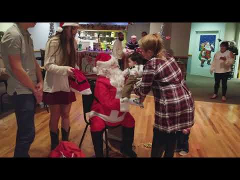 Santa with Anakin Kolping Christmas Party 12-9-17