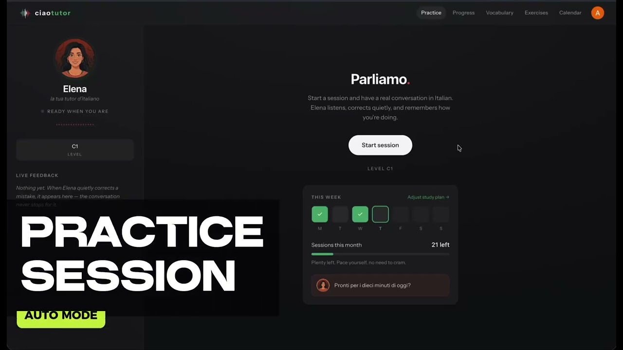 CiaoTutor video preview