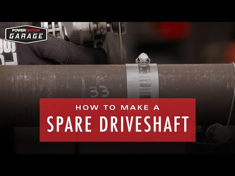 How To Make A Spare Driveshaft
