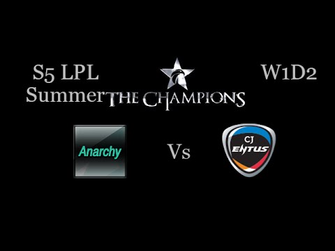CJ vs ANC, Game 2   LCK Summer 2015 W1D2   CJ Entus vs Anarchy