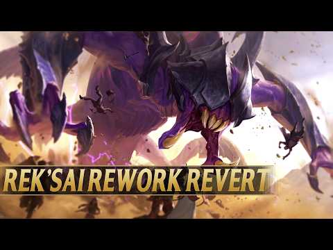 RIOT IS REWORKING REK'SAI AGAIN - League of Legends
