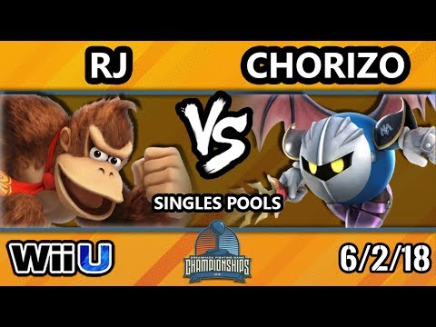 DHATX18 Smash 4 - RJ (Donkey Kong) Vs. Chorizo (Meta Knight) - Wii U Pools A3