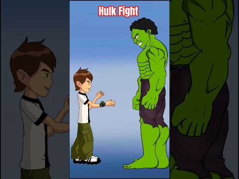 Ben 10 VS Hulk Fight | Rock Paper Scissor | Game | Shinchan | Nobita | #anime #japaneseanime