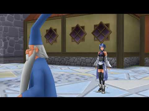 Kingdom Hearts Birth by Sleep Final Mix Theater Mode Scene 217- A Curious Book (Aqua)