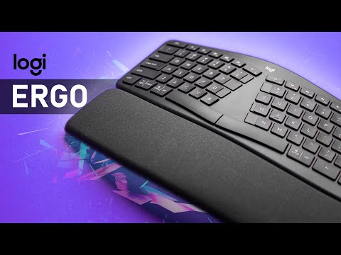 External Review Video 9GuATvWwTLg for Logitech ERGO K860 Wireless Split Ergonomic Keyboard (920-009166)