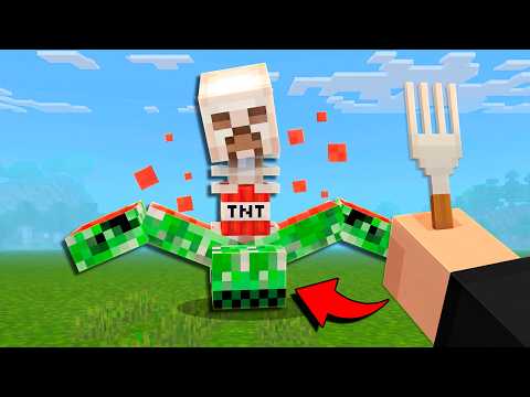 Hice el MOD de COMER MOBS en Minecraft