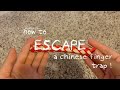 how to escape a chinese finger trap 🗝 | aefilm