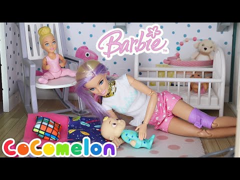 Barbie Mom Not Getting Any Sleep at Night - Barbie Family Night Routine