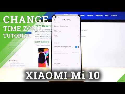 How to Change Date and Time in XIAOMI Mi 10 – Choose Clock Format