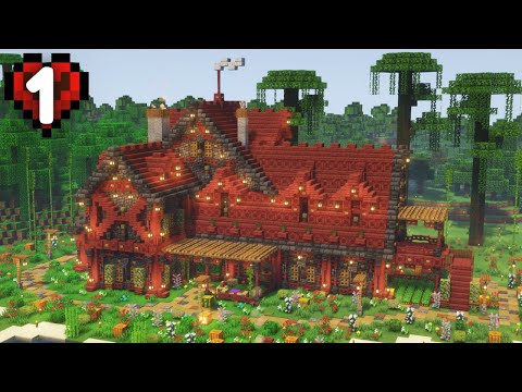 Minecraft 1.19 Hardcore Let's Play: Mangrove Survival House! Episode 1