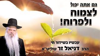 גם אתה יכול לצמוח ולפרוח | הרב דניאל זר