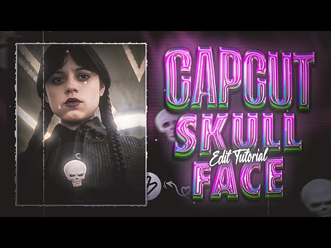 How To Make Skull Face Edit In Capcut Tutorial || DarkJen