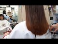 Oval Medium Haircut So Easy Tutorial Potong Rambut Oval