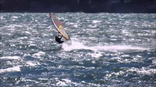 preview picture of video 'Windsurf- Cremia 23 ottobre 2014 - North Wind Storm'