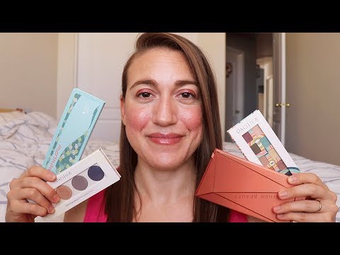 Clean Beauty Eye Shadow Palette Collection and Declutter //  Vegan Beauty