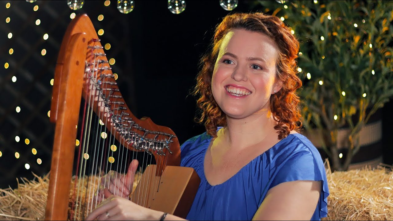 If Mary played 'Silent Night' on the Harp (nativity scene)