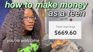 HOW TO MAKE MONEY AS A TEENAGER 2020! how i make money at 16 years old