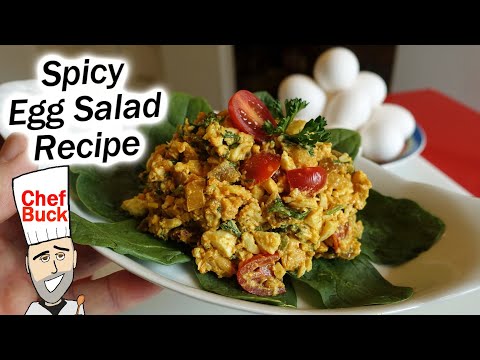 Spicy Egg Salad - BEST egg salad recipe!