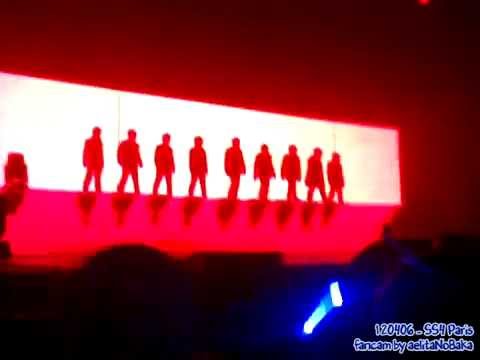 [FANCAM] 120406 SS4 Paris - Superman (cut)