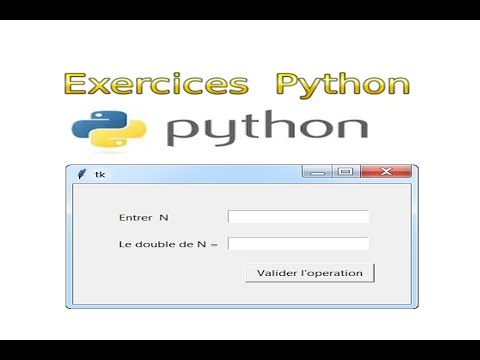 Exercice Python Application Graphique Avec Tkinter