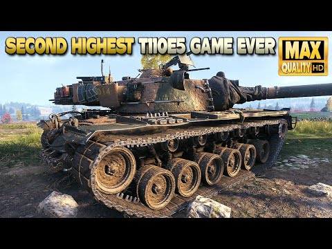 Second highest T110E5 game ever  - World of Tanks