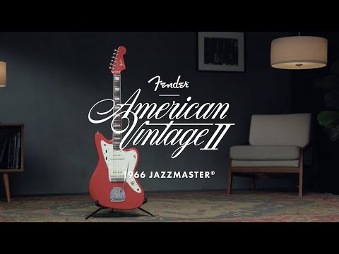 Fender American Vintage II 1966 Jazzmaster 6-String Electric Guitar (Right-Handed, Dakota Red))