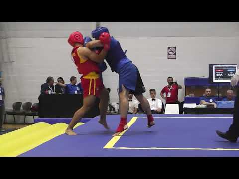 12th Pan American Wushu Championships Sanda Men 80kg - Brazil vs. USA