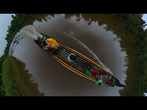 From Dekai town for Korowai village. 7 hours by long boat to the nearest place (Mabul)