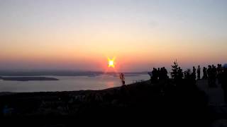 The Sun Coming up at Cadillac