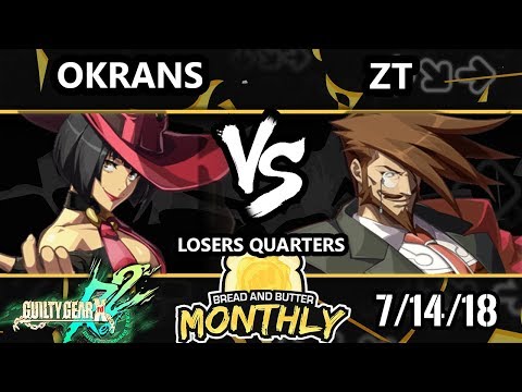 BnB 4 GGXRD - okrans (I-No) Vs. ZT (Slayer) - Guilty Gear XRD Rev 2 Losers Quarters