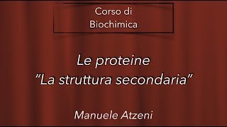 La struttura secondaria delle proteine - L32