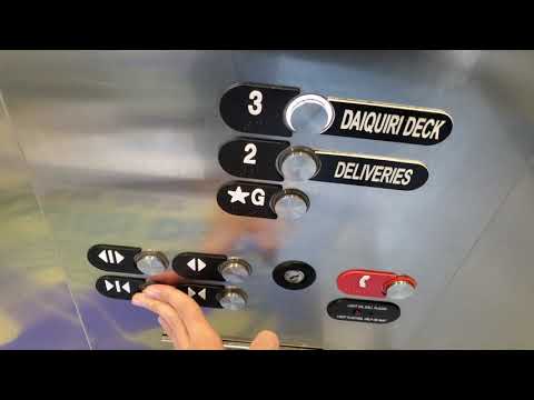 4K: LOUD Otis Hydrofit MRL Hydraulic Elevator @ Daiquiri Deck, Siesta Key FL