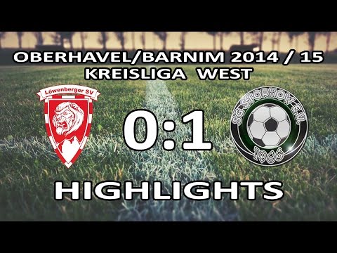 LÖWENBERGER SV - SG STORKOW 0:1 - Highlights [Kreisliga West OHV/BAR 2014/15 - 16.Spieltag]