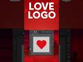 Love Logo Design In Illustrator Shorts Graphicdesign Logodesigntips