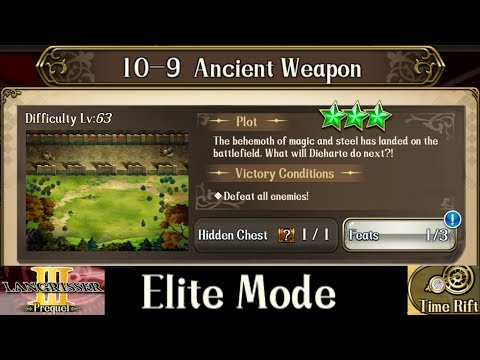 Langrisser M - Time Rift Elite 10-9, 'Win within 10 rounds' & 'Nobody was killed'