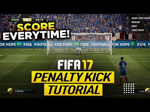 HOW TO SCORE EVERY PENALTY IN FIFA 17 TUTORIAL - MOST UNIQUE TECHNIQUE TO USE IN FUT CHAMPIONS
